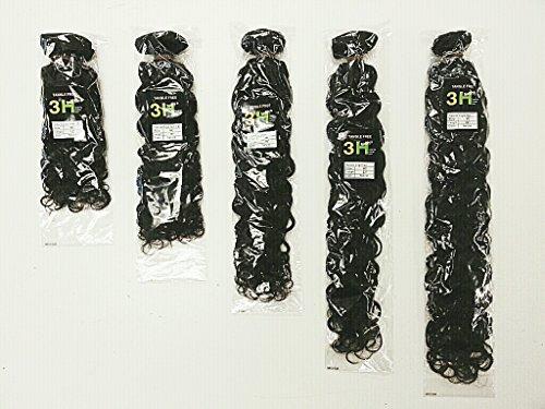 3h hair Authentic 3H 12inches + 15inches mixed length 2 bundle pack Deep Wave 100% Virgin Human Hair