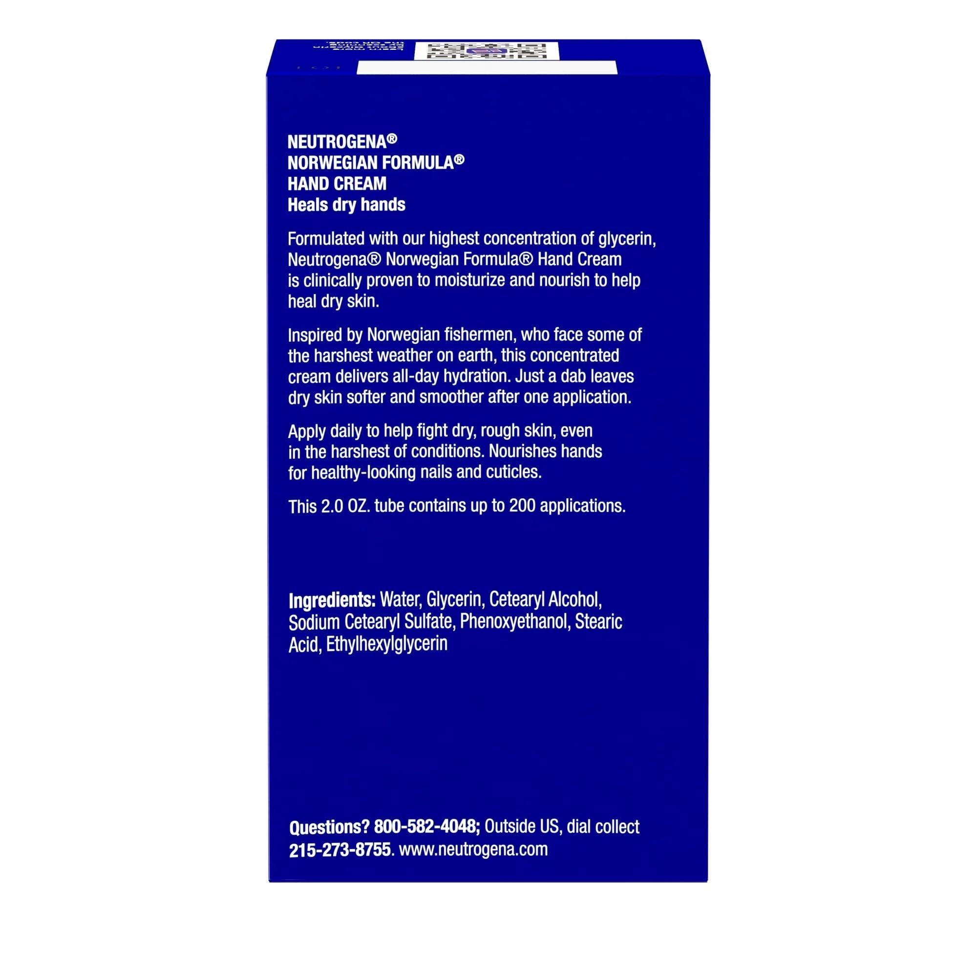 Neutrogena Neutrogena Norwegian Formula Hand Cream Fragrance-Free 2 oz (Pack of 10)