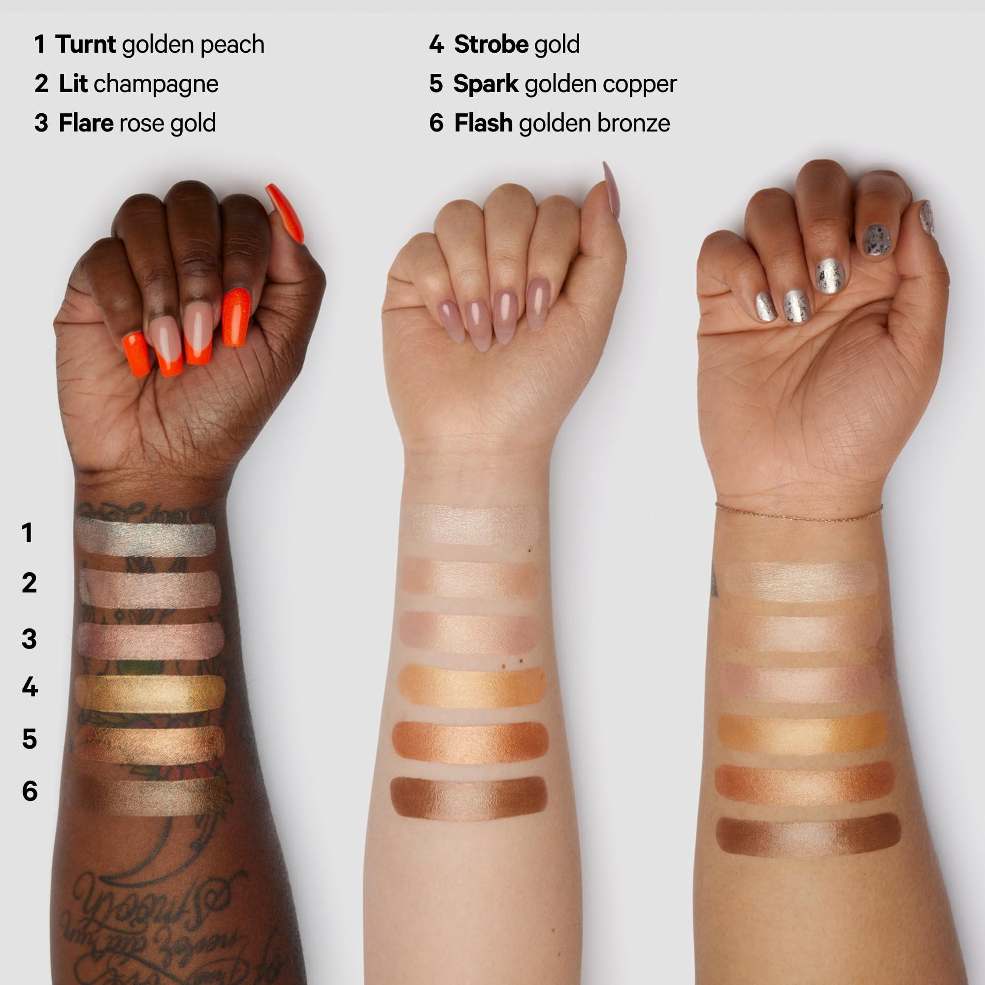 Milk Makeup Milk Makeup Highlighter, Strobe (Gold) - 0.21 oz - Dewy Cream Highlighter Stick - Blendable & Buildable - 1,000 Swipes in Every Stick - All Skin Types - Vegan, Talc Free & Cruelty Free