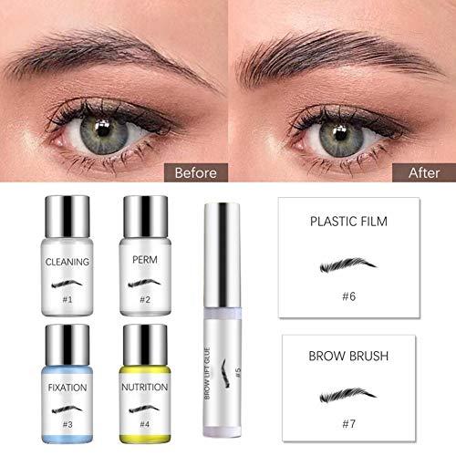 Autobestown 3D Eyebrow Lifting Eyebrow Enhancer Brows Brow Kit Safe Perming Brow Lift Set Styling Beauty Salon Home Use Makeup