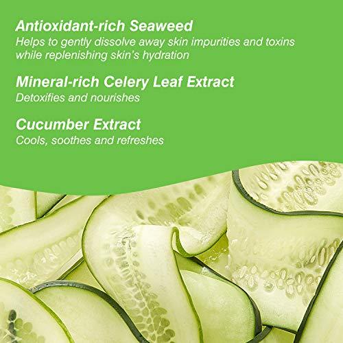 Coola COOLA Organic Glowing Greens Facial Cleanser, Dermatologist Tested Skin Barrier Protection with Aloe Vera Juice, Vegan and Gluten Free, 5 Fl Oz