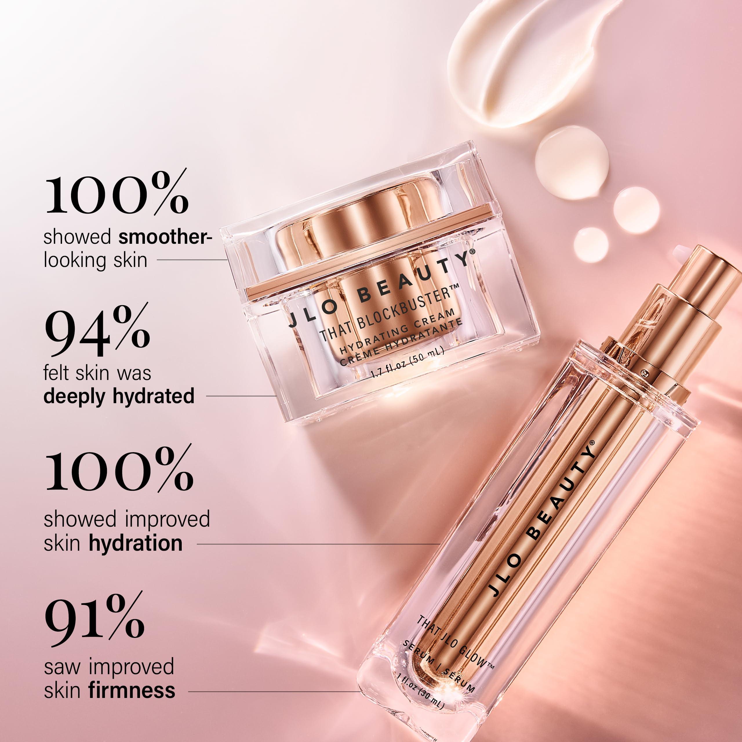 JLO BEAUTY JLO BEAUTY That JLo Starter Kit | Includes Serum, Cleanser, and Cream, Gently Tightens, Clears, and Hydrates for Smooth, Radiant Skin