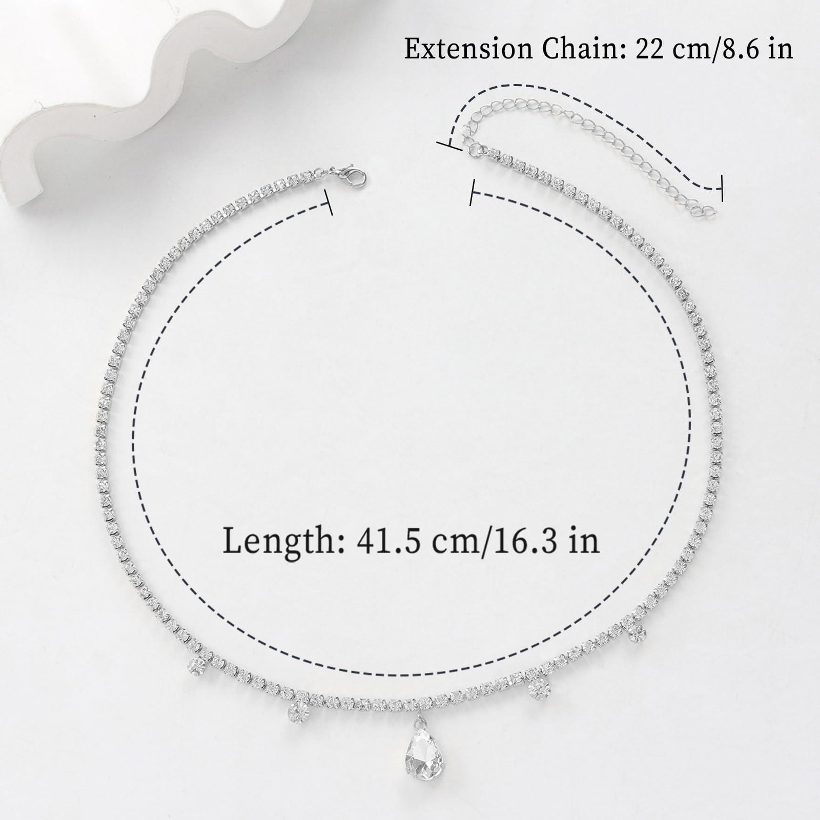 YAEISM YAEISM Silver Head Chain Headpiece Boho Wedding Hair Chains Elegant Bridal Hair Accessories for Women and Girls