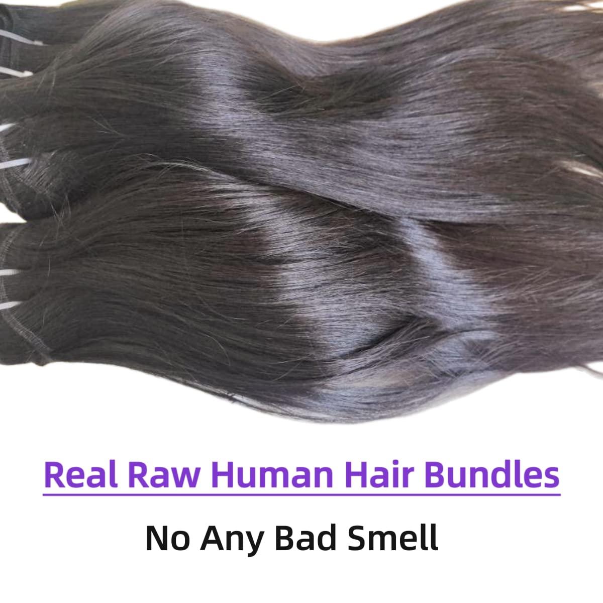 Clytie Clytie Last 5 Years Raw Straight Bundles Human Hair Pure Raw Hair Bundles Real Unprocessed Donor Human Hair Weave 10 12 14 Inches