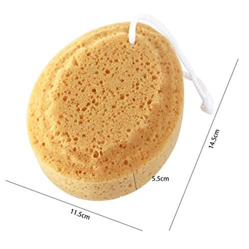 Healifty Healifty Bath Sponge Bath Balls Soft Honeycomb Durable Hanging Rope Oval Shaped Shower Ball Shower Sponge Body Cleansing Sponge for Men Women Bathroom Supplies 5PCS