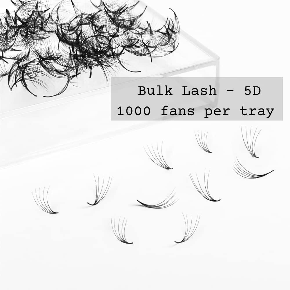 Kordes D Curl Premade Fans Lash Extensions Mix Size 8mm-17mm - Promade Volume Eyelash Extensions D Curl (5D 11mm)