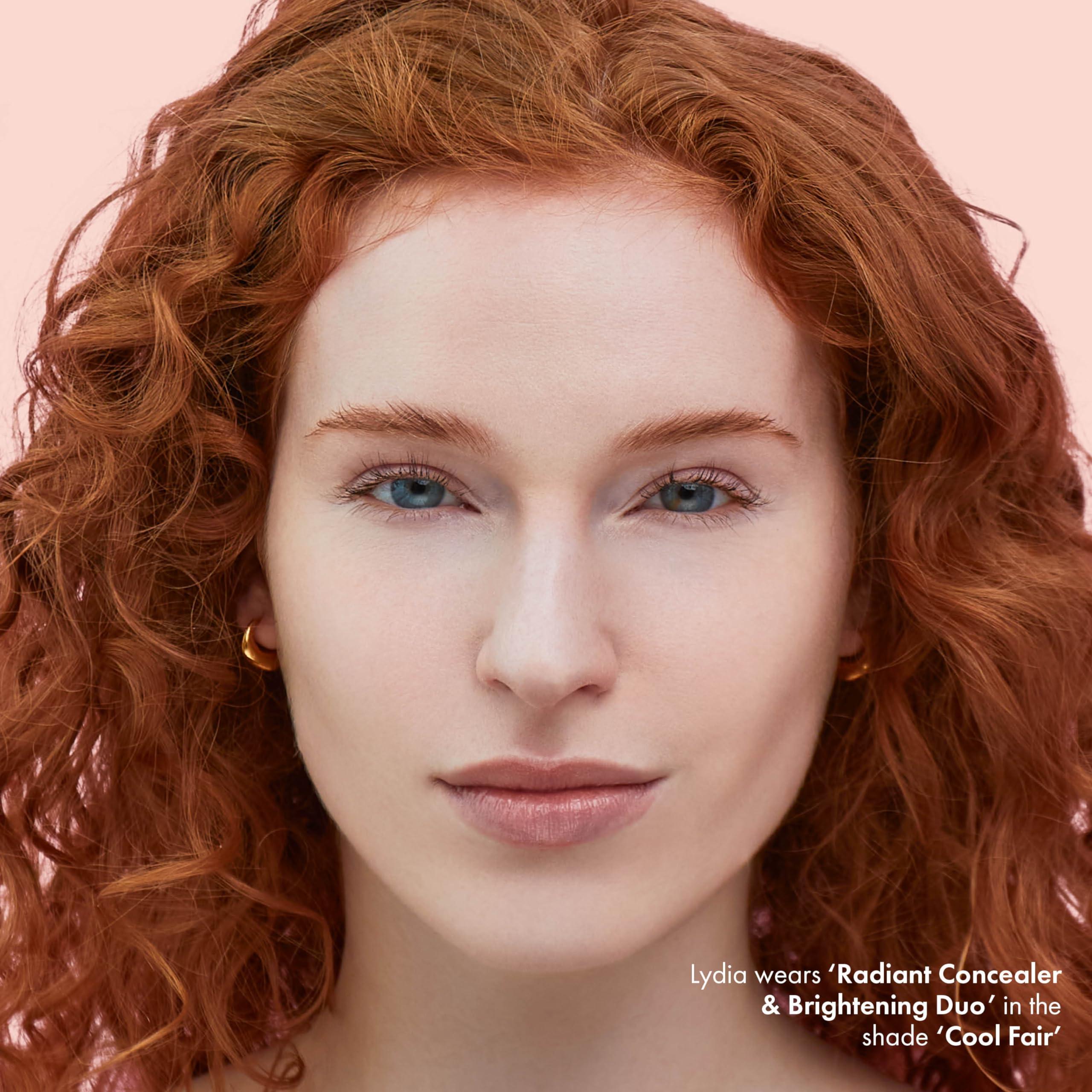 ICONIC LONDON ICONIC LONDON Radiant Concealer & Brightening Duo | Creamy Liquid + Brightening Crayon Dual Ended Concealer, Cruelty Free, Vegan Makeup (Cool Fair) 0.08 oz