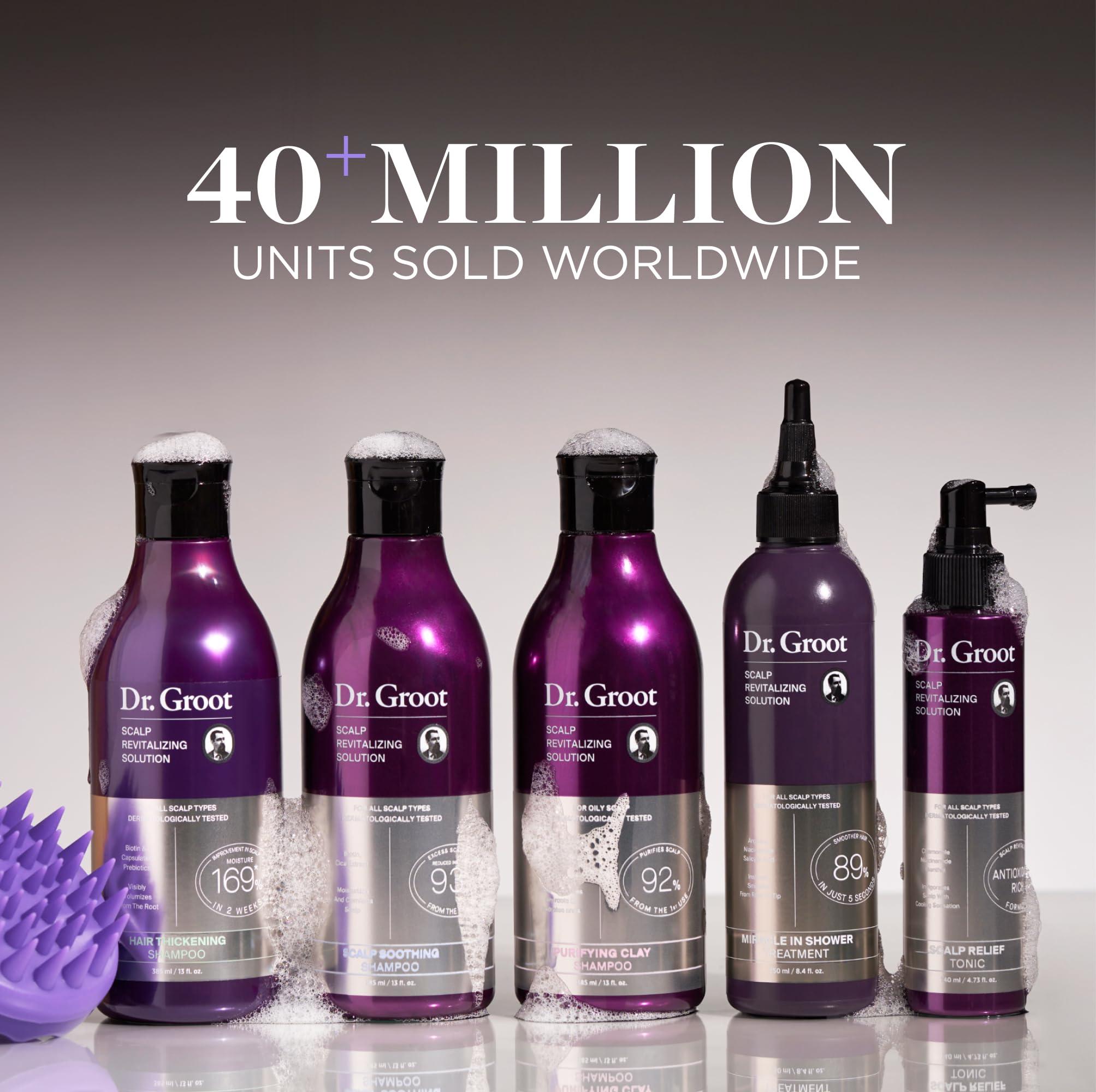 Dr. Groot Dr. Groot Scalp Revitalizing Shampoo with Biotin, Centella, and Prebiotics - Moisturizing Korean Kbeauty Solution for Dry Scalp