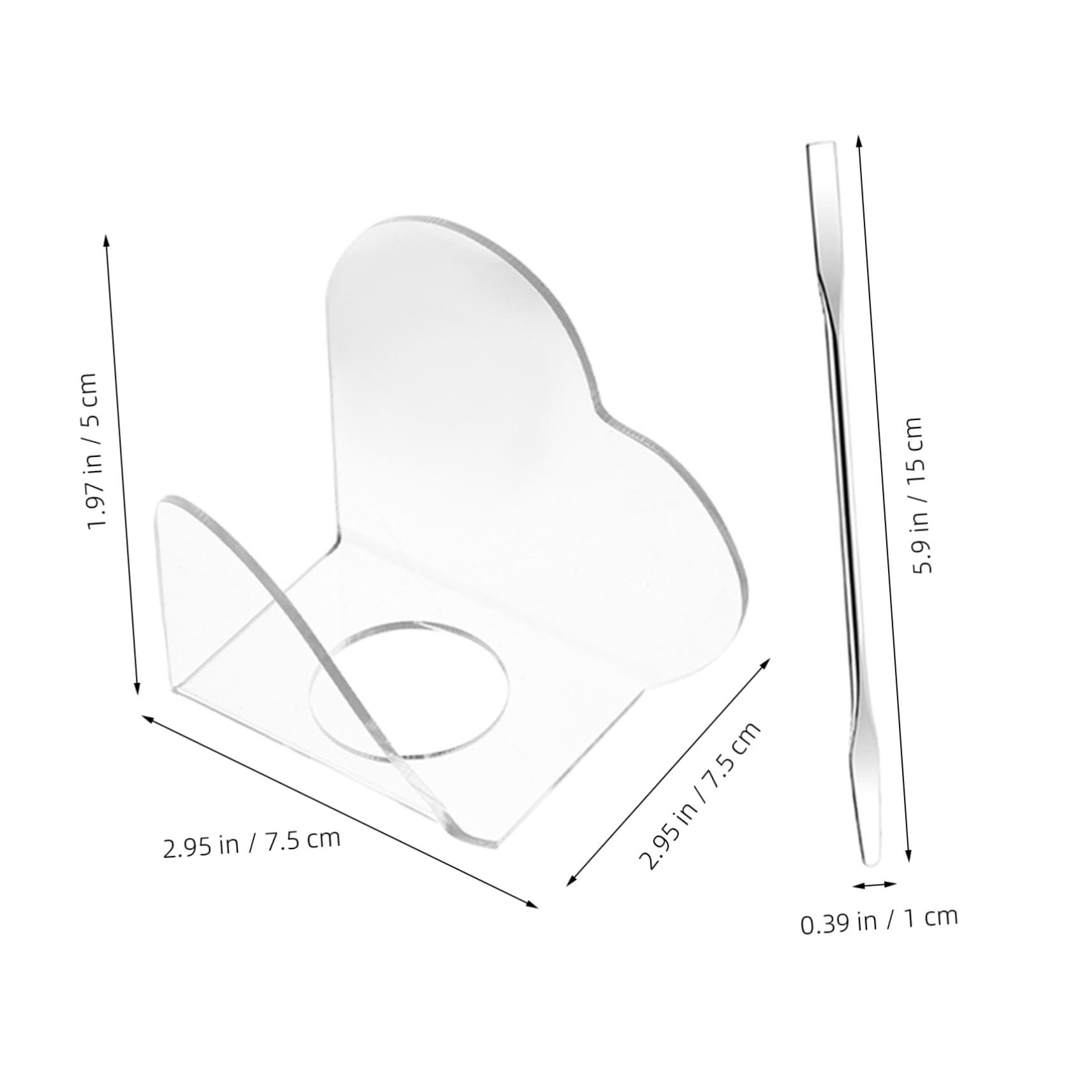 Beaupretty Beaupretty 3 Sets Heart Makeup Mixing Palette Art Nail Palette Foundation Blending Palette Acrylic Makeup Mixing Palette with Spatulas Makeup Mixing Tray