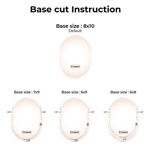 Superhairpieces Superhairpieces Men\'s Toupee Hairpiece NM111 Natural Human Remy Hair 8x10\" Hair Wig 0.1mm Thinnest Skin Base Hairpiece All V-looped Invisible handmade 95% High-Density Mens toupee (Black + 30% Synthetic Grey Hair)