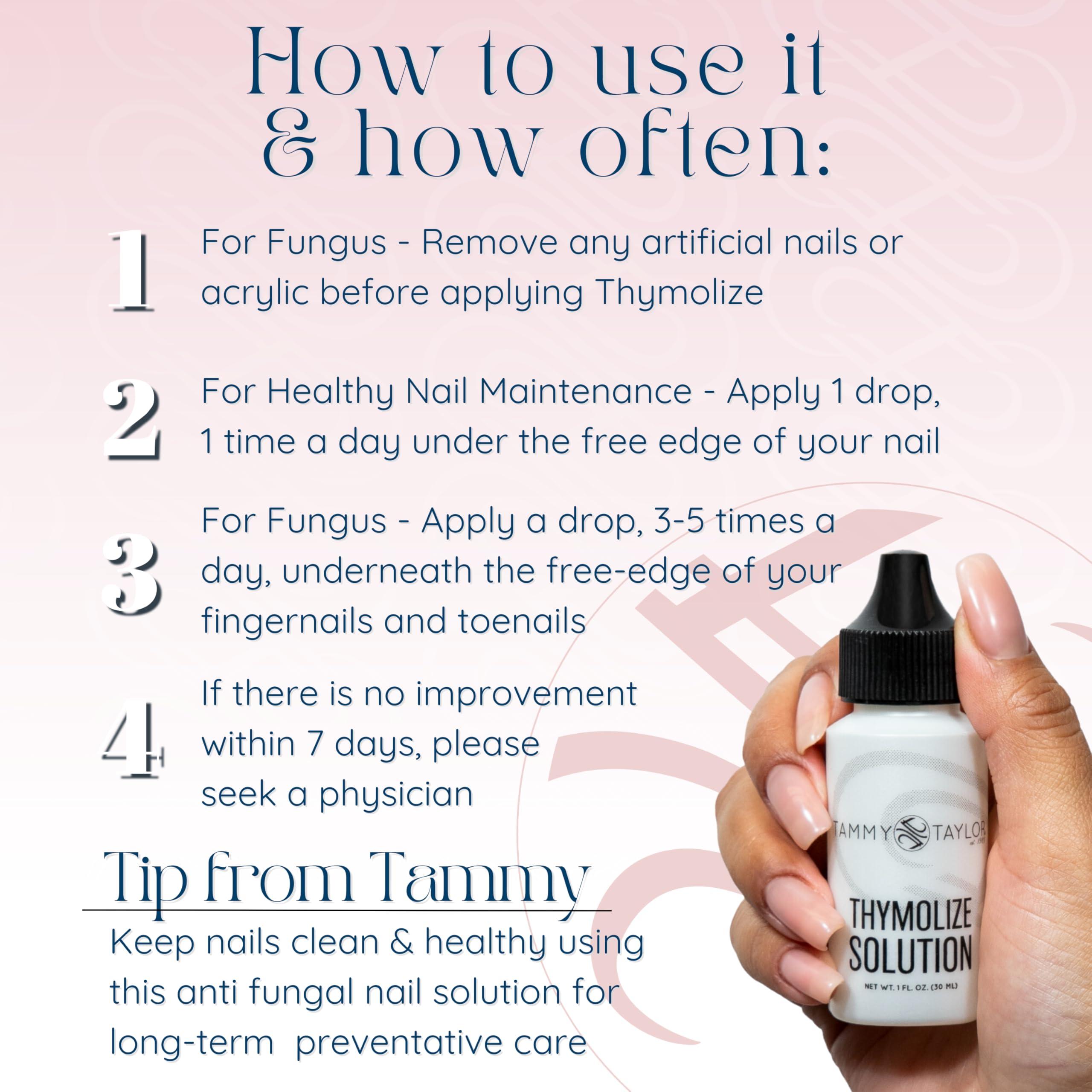 Tammy Taylor Thymolize Nail Repair for Damaged Nails | Thick Ingrown Toenail Treatment Care | Nail Whitener for Yellow Nails | A Nail Treatment for Weak and Damaged Nails | Healthy Nails Kit