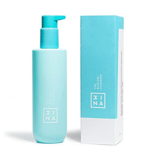 3ina 3ina MAKEUP - Vegan - Cruelty Free - The Blue Gel Cleanser - Blue - Makeup remover - Refreshing micellar formula - Aloe & Hamamelis - Smooths, calms, refresh and purifies skin