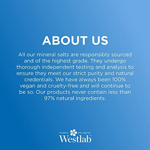 Westlab Westlab - 1kg - Recover Epsom Salts Infused with White Willow & Eucalyptus - Soothe Sore Muscles and Boost Recovery - Resealable Pouch