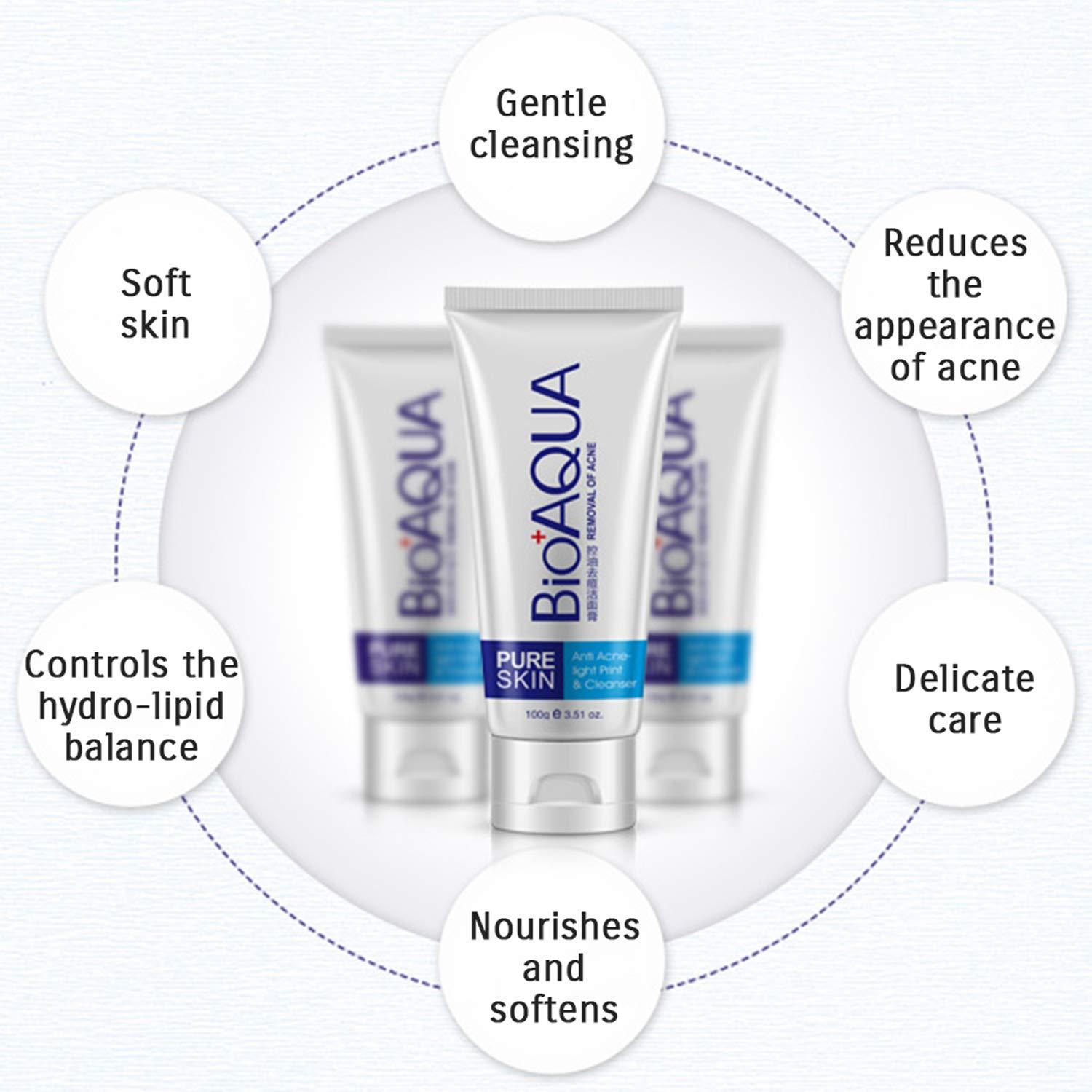 BIOAQUA BIOAQUA Face Skin Care Acne Anti-Wrinkle Removal Cream Spots Scar Blemish Marks 100g
