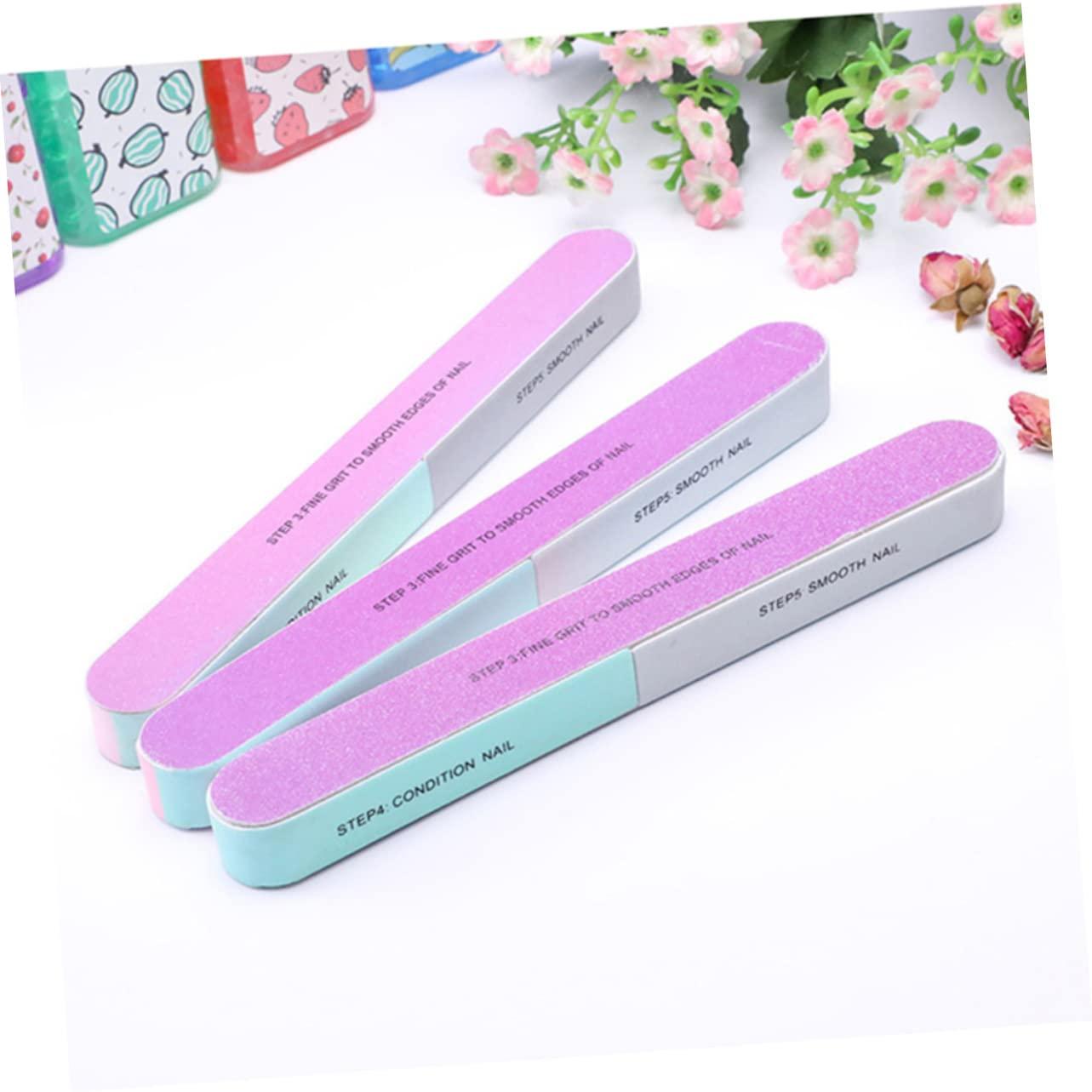 Housoutil Housoutil Sets Professional Nail File and Buffer Set Manicure Buffer for Toe Finger Nails Pcs
