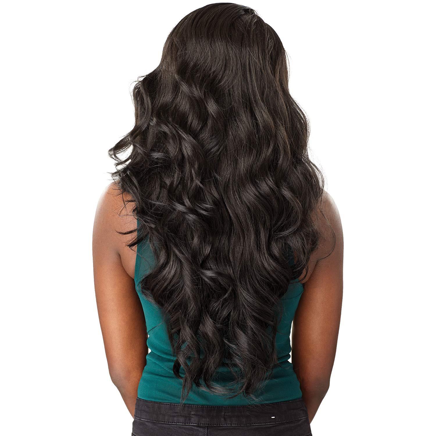 Sensationnel Sensationnel Synthetic Cloud 9 13x6 Swiss Lace Front Wig - CELESTE (1B Off Black)