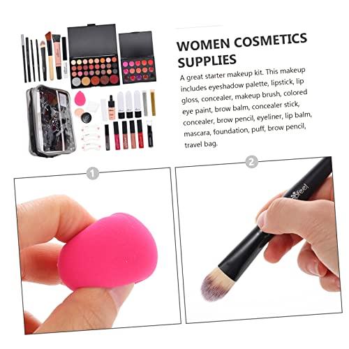 FOMIYES 1 Set Women\'s Makeup Set Eyeshadow All-in-one Makeup Kit Cosmetics Full Kit Blush Makeup Makeup Kits for Women Cosmetic Kit Makeup Brush Kit Woman Multifunction Abs Mascara