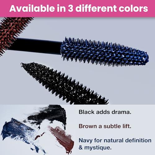 PRIME PROMETICS Prime Prometics PrimeLash Mascara for Older Women Volumizing, Incredible Length in 2 Coats Long-Stay, Zero Clumps, Hypoallergenic (Brown)