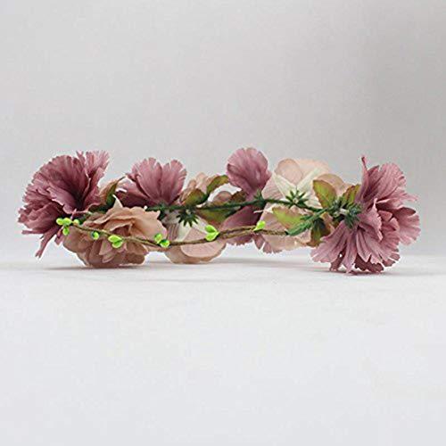 Homoyoyo Homoyoyo Flower Headpiece Flower Headbands for Wedding Flower Headband Flower Wreath Bridal Headpieces Flower Crowns Head Bands for Women\'s Hair Floral Garland Crown Lily Bulk Bridesmaid
