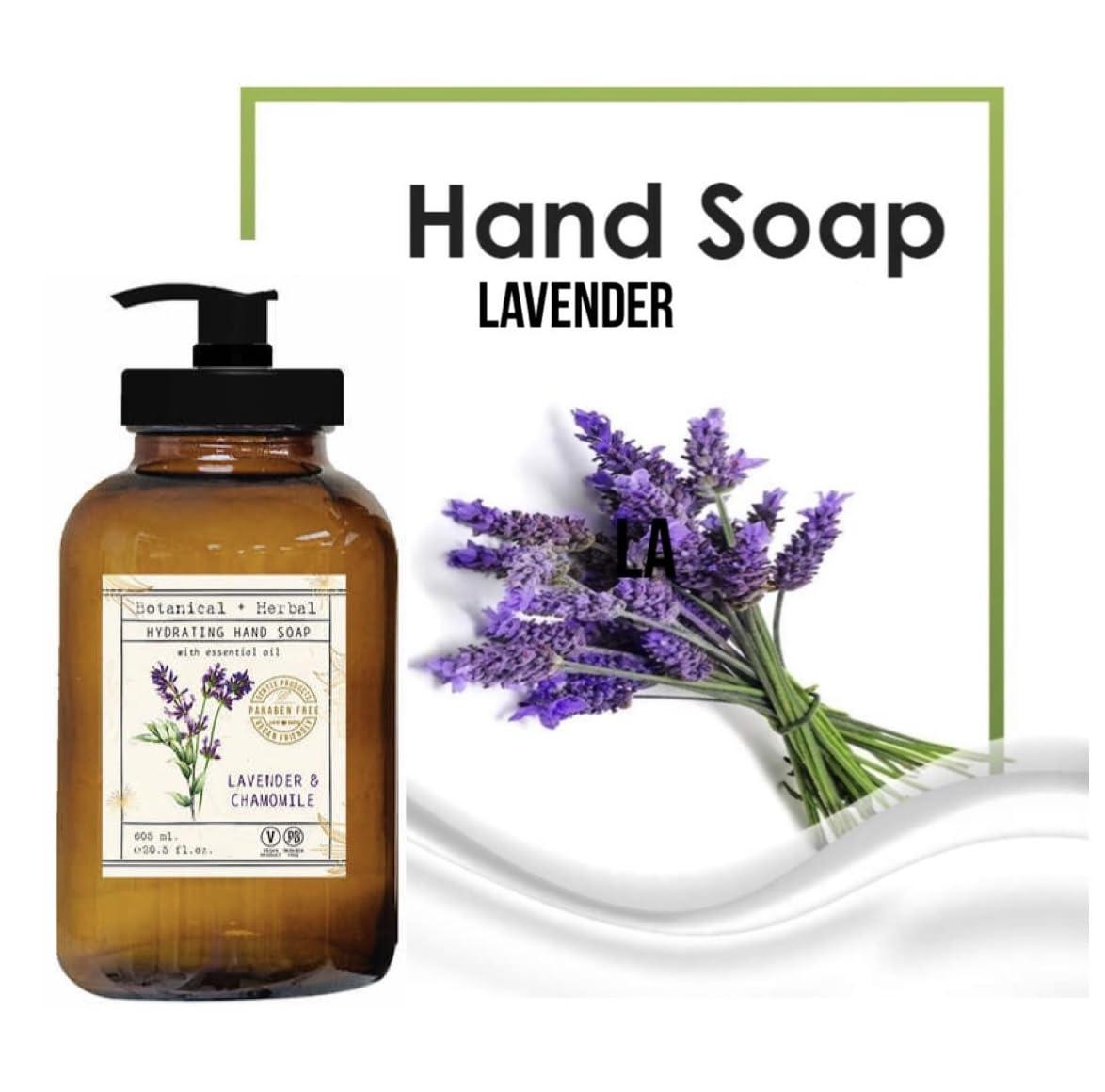Home and Body Company Home and Body Company | Apothecary 101 | 4 Hand Soaps | Hand Wash Ultra Moisturizing Formula in Glass Bottles (Sage/Eucalyptus, Coconut/Hibiscus, Lavender/Chamomile, Citrus/Verbena)
