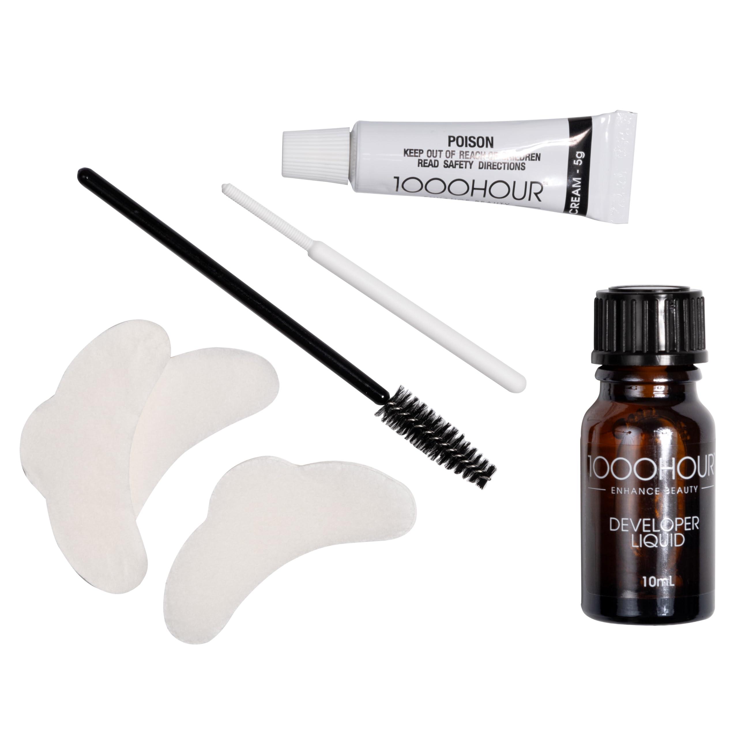 MaxRelief 1000 Hour Professional Formula Lash and Brow Kit - Defined Brows with a Long-Lasting Formula with Eyebrow Mascara - Brow Gel for Stunning Brows that Last Up To 6 Weeks with 12 Applications - (Black)