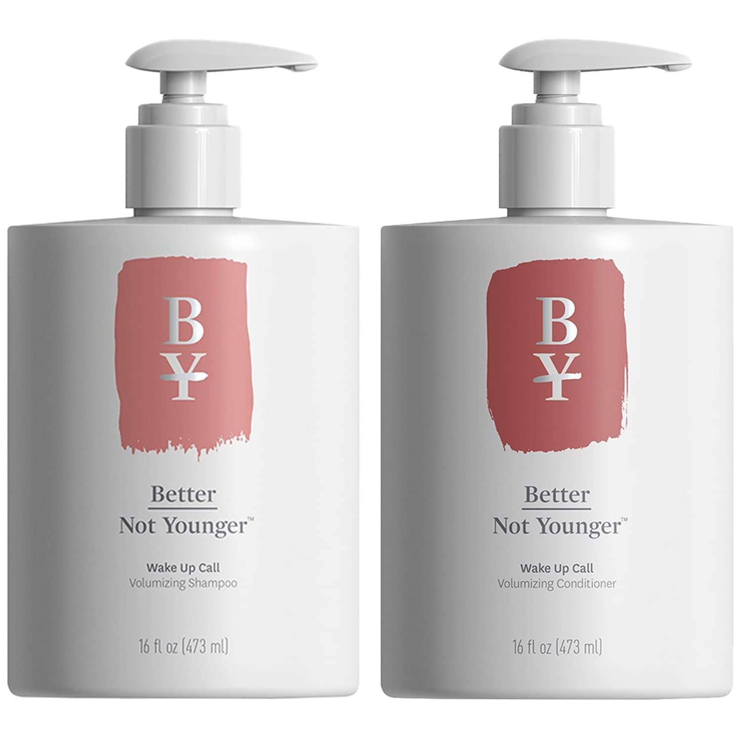Better Not Younger Better Not Younger Wake Up Call Volumizing Shampoo and Conditioner Set, 16 Fl Oz.