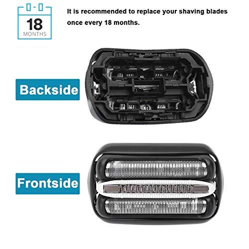 USonline911 Upgraded Series 3 /32B/21B Replacement Shaver Foil&Cutter Cassette Compatible with Braun Series 3 340s (type5414), 340s-4 (type 5414), 345s-4 (type5414), 350cc-4 (type5412), 370cc-4 (type 5412), 350cc