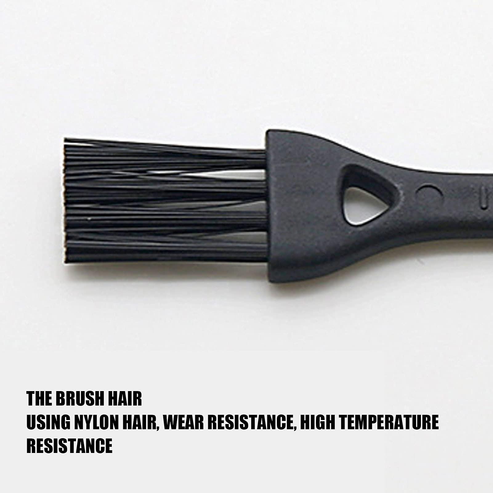 Dioche Electric Shaver Cleaning Brushes Set, PP Handle Clipper Cleaning Brush Nylon Hair Razor Cleaner