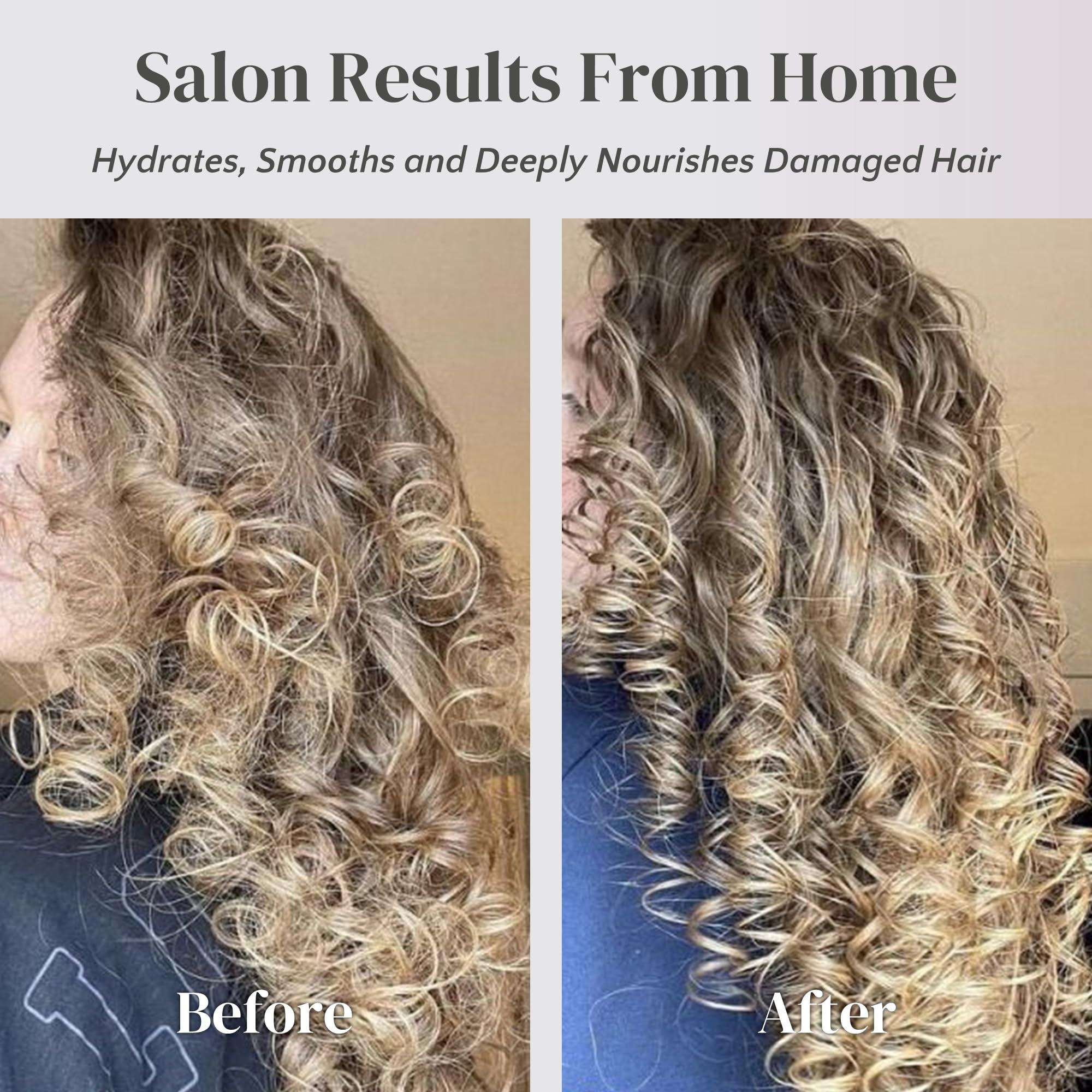 Orising Orising Hydrating Hair Mask for Dry Hair - Made in Italy - Deep Conditioner for Dry Damaged Hair, Virgin Coconut Oil & Oat Conditioning Hair Treatment for Dry Damaged Hair, Hair Moisturizer (8.45 Oz)