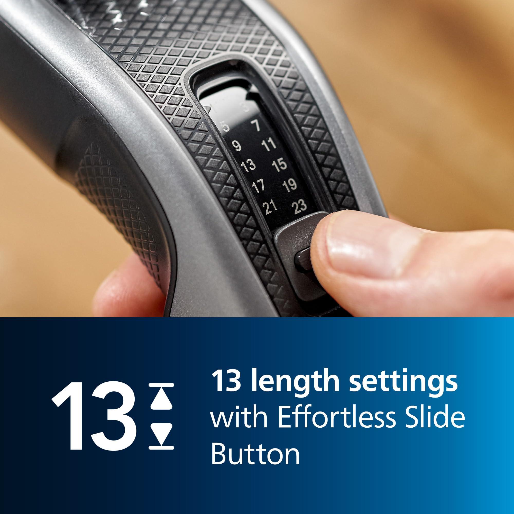 Philips Norelco Philips Norelco Hair Clipper 3000 Series, Hair and Beard Trimmer, Trim-and-Flow Technology, DualCut Technology, DuraPower, 13 Length Settings, 45 Min. Runtime, Zero Maintenance, HC3525/40