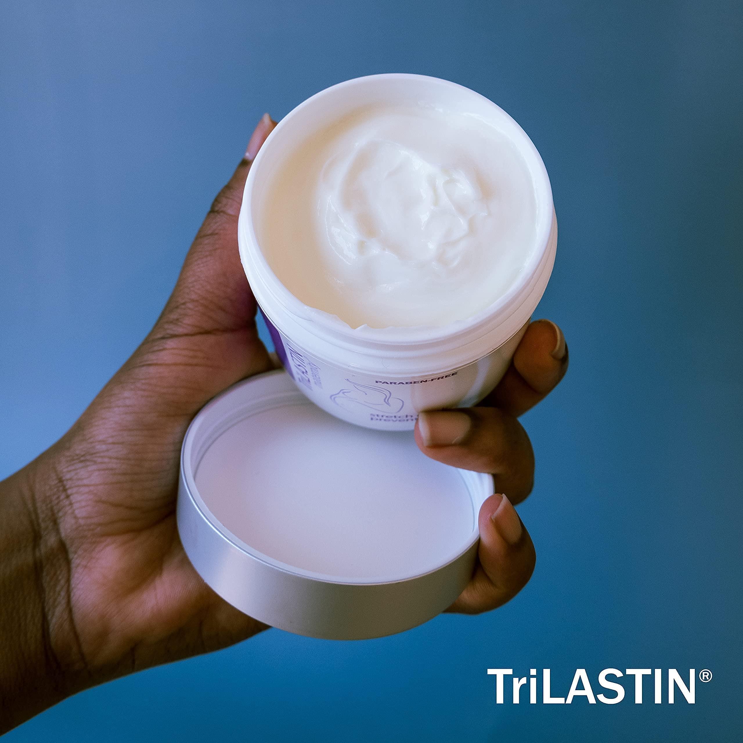 TriLASTIN TriLASTIN Maternity Stretch Mark Prevention Cream (4oz) Bundle with Hydro-Thermal Accelerator (3oz) | Pregnancy Must-Have | Safe and Hypoallergenic Gift for First-time Moms | 2 Month Supply