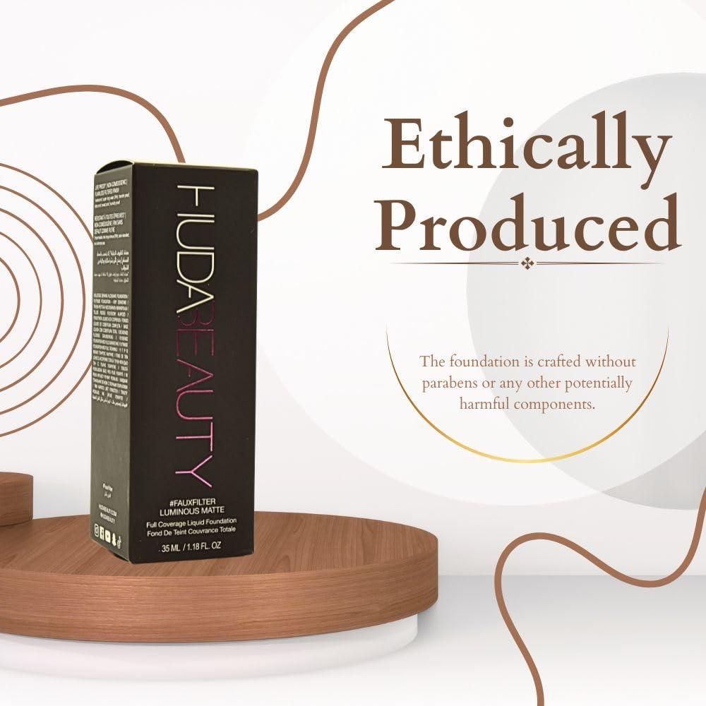 HUDABEAUTY HUDA BEAUTY #FauxFilter Luminous Matte Foundation 200B Shortbread