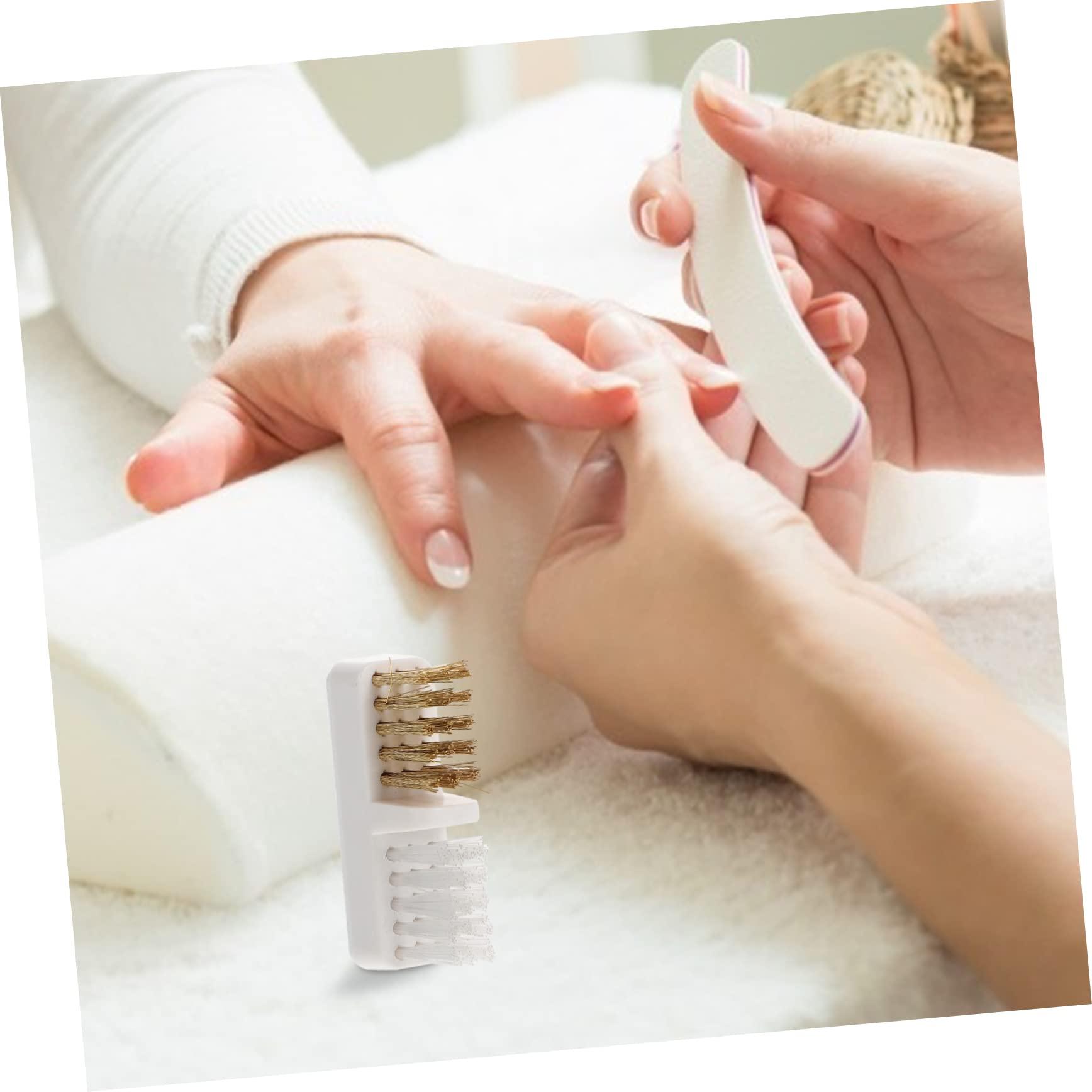 Healeved Healeved Copper Wire Drill Bit Brush Cleaner 3pcs Nail Drill Polishing Cleaning Brush for Nail Salons