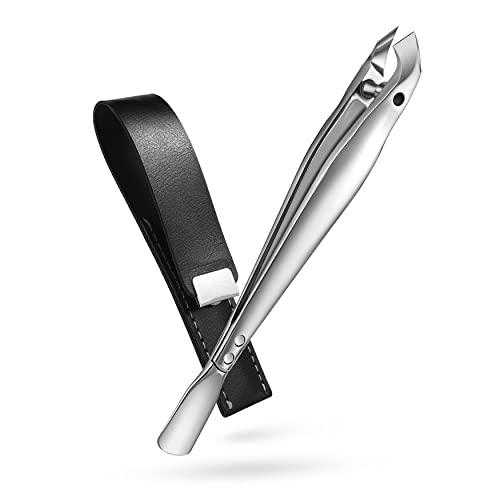 BEZOX BEZOX Slim Cuticle Clipper with Pusher 5mm Jaw Stainless Steel Manicure Tools Mini Cuticle Trimmer