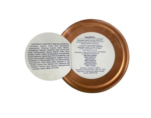 Vaseline Vaseline Intensive Care Cocoa Radiant Smoothing Body Butter with Pure Cocoa Butter NET WT. 8 OZ / 227g