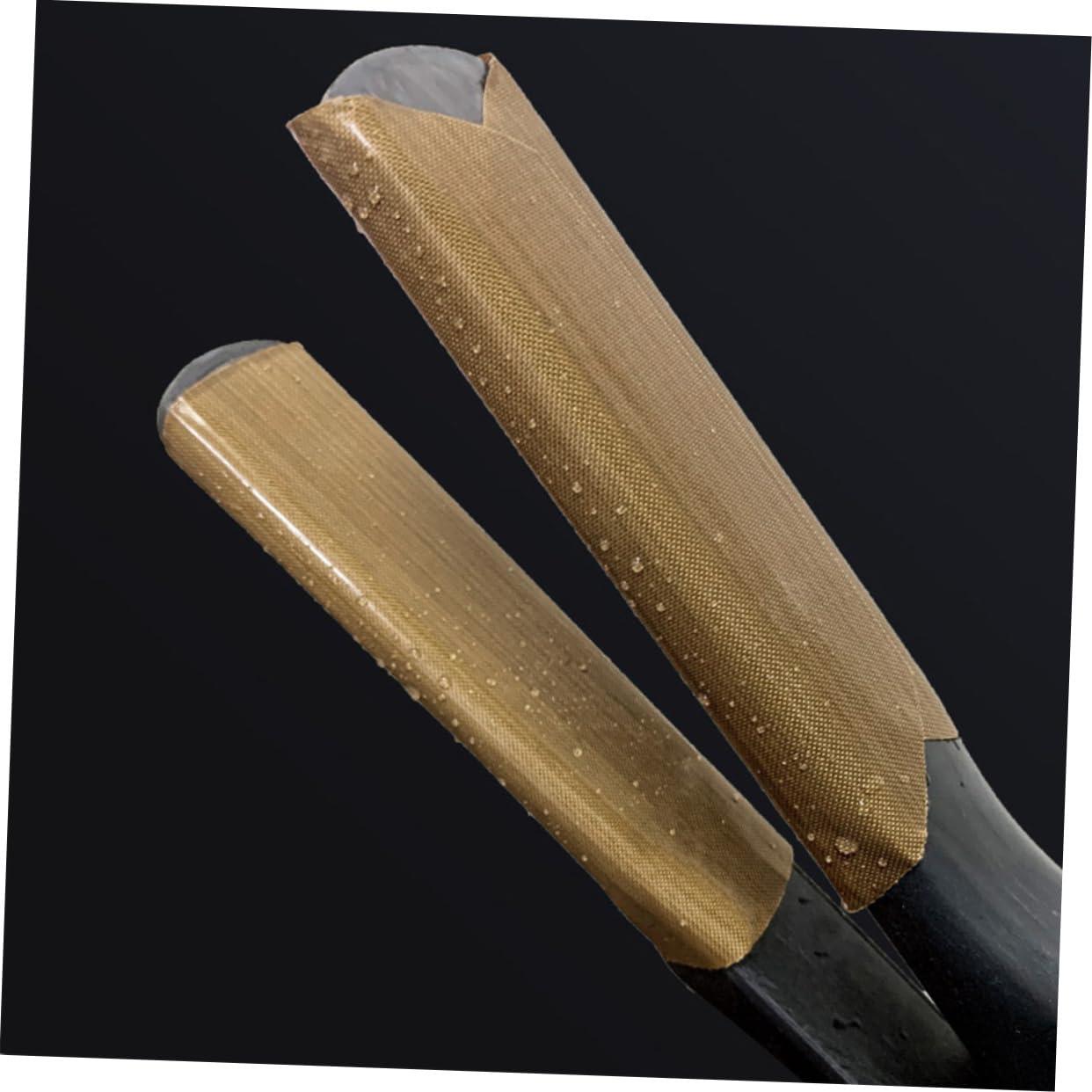 PAMINGONO PAMINGONO Curling Wand Adhesive Sticker 20 Pcs Hair Straightener Insulation Decal High Temp Sticker for Perm Stick