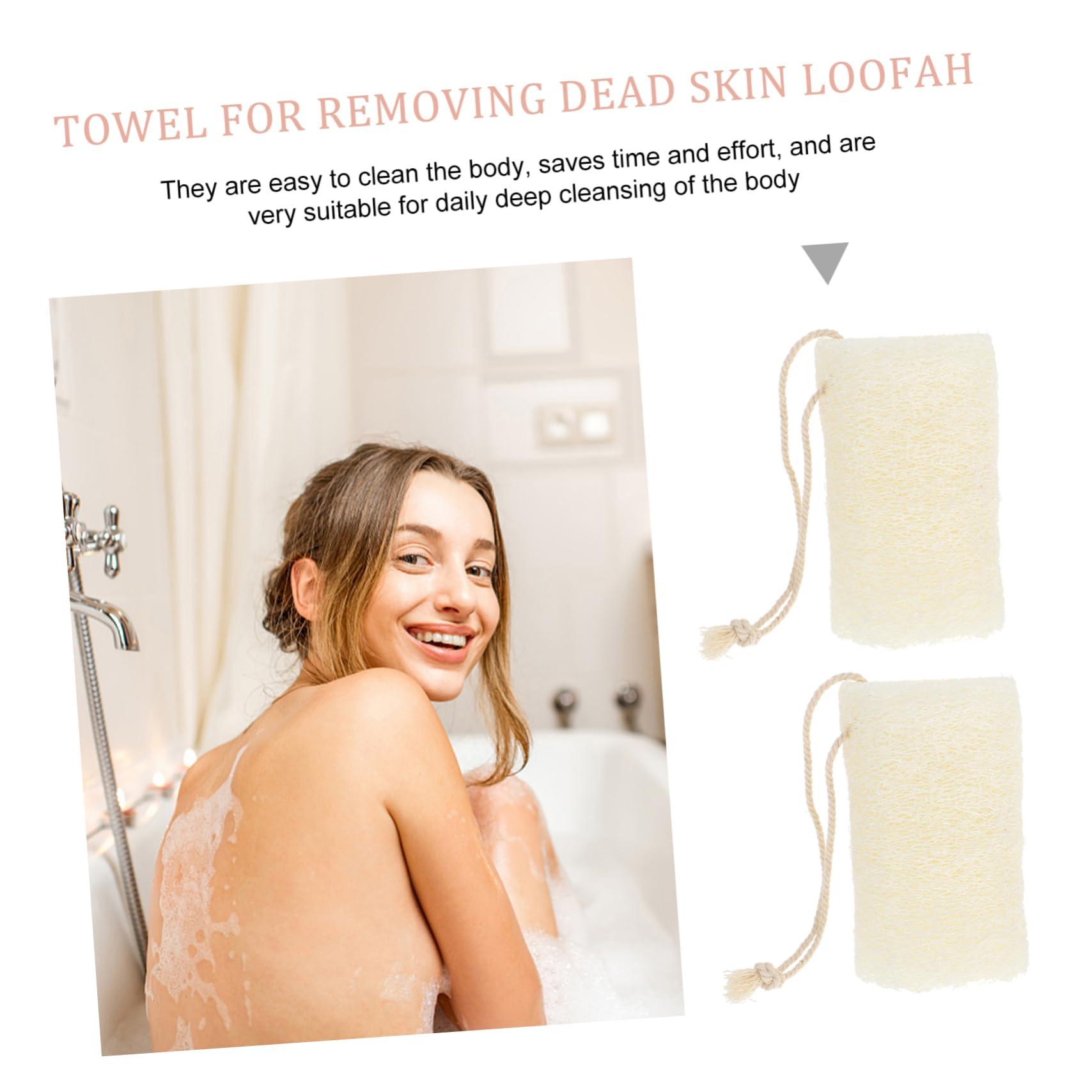 SOESFOUFU SOESFOUFU Loofah Sponges 3 Pack Natural Loofah Dish Sponge Non-Slip Handmade Versatile for Bath Kitchen Use