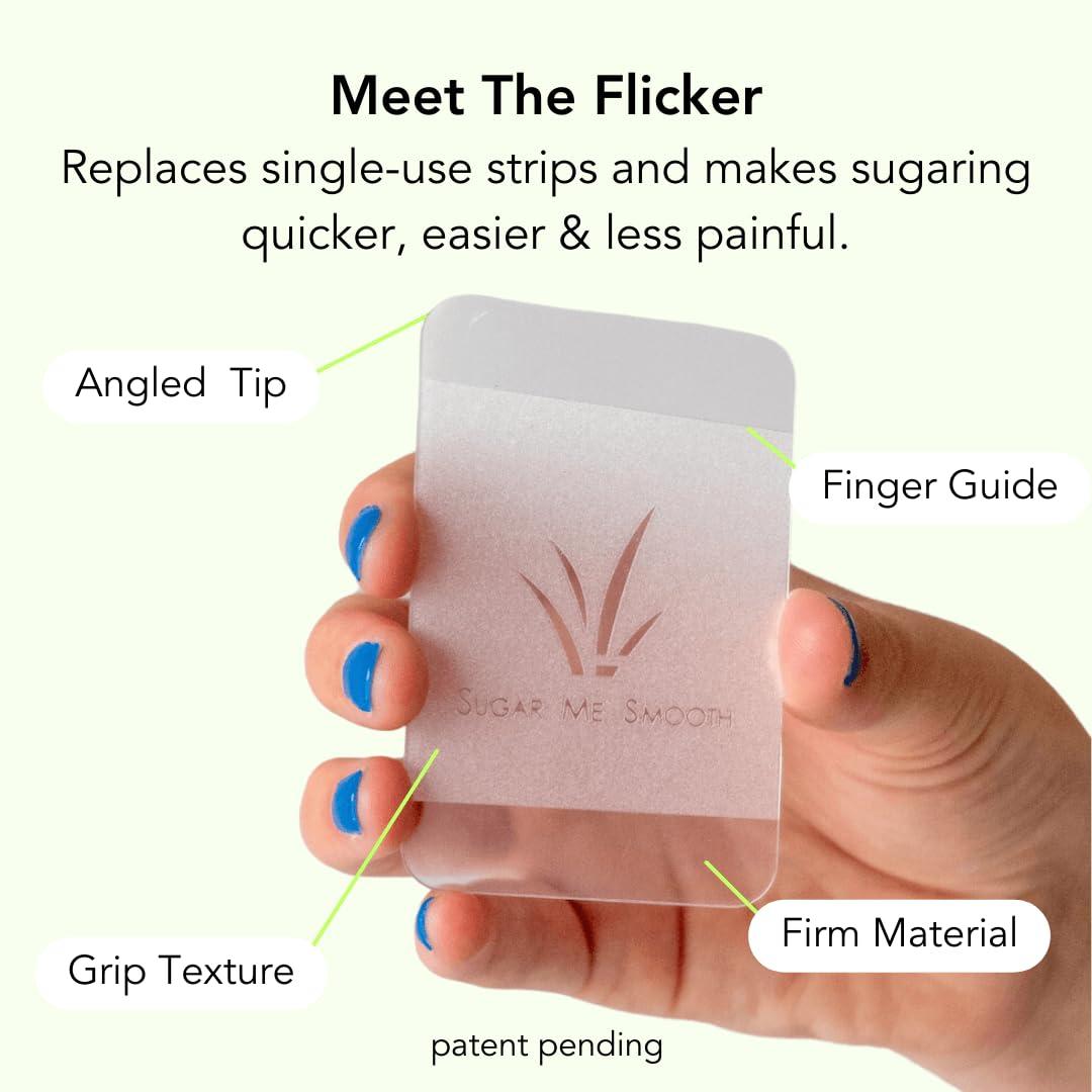 Sugar Me Smooth Sugar Me Smooth Bikini Sugar Wax Kit – Gentle On Skin And Less Painful Hair Removal In A Simple System For At-Home Brazilian, No Strips, No Heat, Water Soluble All-Natural Solution For All Hair Types