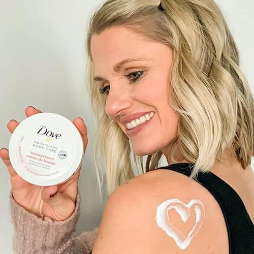Dove Dove Nourishing Body Care, Face, Hand, and Body Beauty Cream for Normal to Dry Skin Lotion for Women with 24-Hour Moisturization, 12-Pack, 5.07 Oz Each, Jar