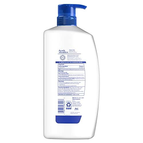 Head & Shoulders Head and Shoulders Dandruff Shampoo, Anti-Dandruff Treatment, Classic Clean for Daily Use, Paraben Free, 28.2 oz