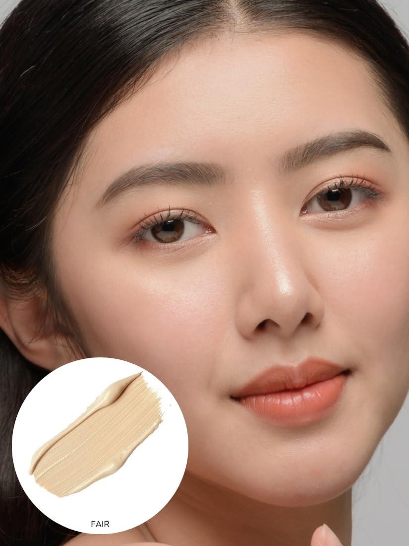 Emani Emani HD Corrective Liquid Mineral Concealer with Vitamin C & Hyaluronic Acid, Full Coverage for Face, Cruelty-Free & Vegan, Fair