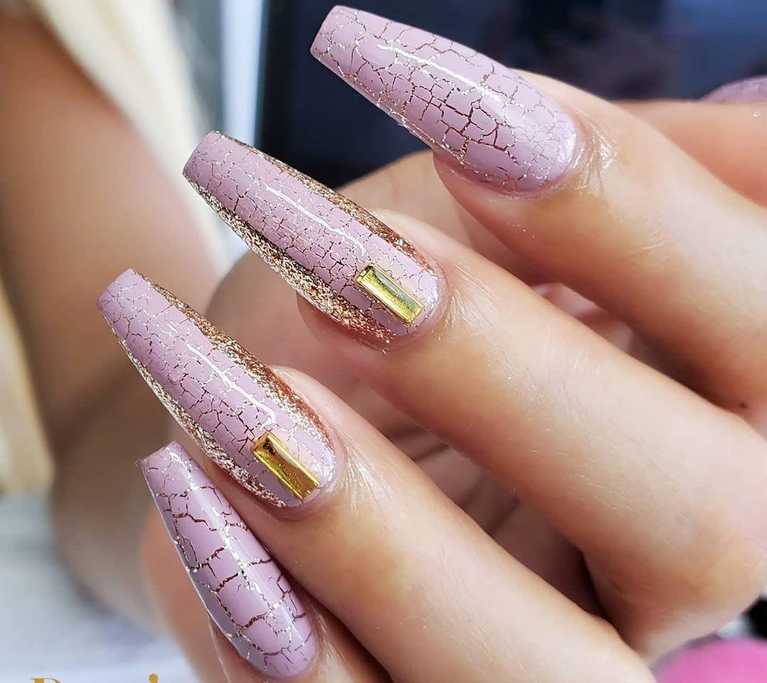 Dan's Nails Dan's Nails 15ml Valentine Red Crackle Effect for Gel Polish. Soak Off UV/LED for Professional Salon Nail Tech or Home Nail Art