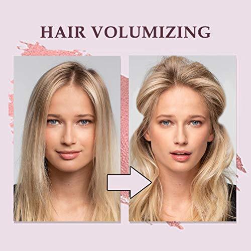 Zerone 1pc Volume Up Hair Base, Hair Accessories Bump It Up Hairstyle Clip Bun Maker for Women, Volume Insert Hair Bump Up Tool for Short Long Hair DIY (Light Brown)