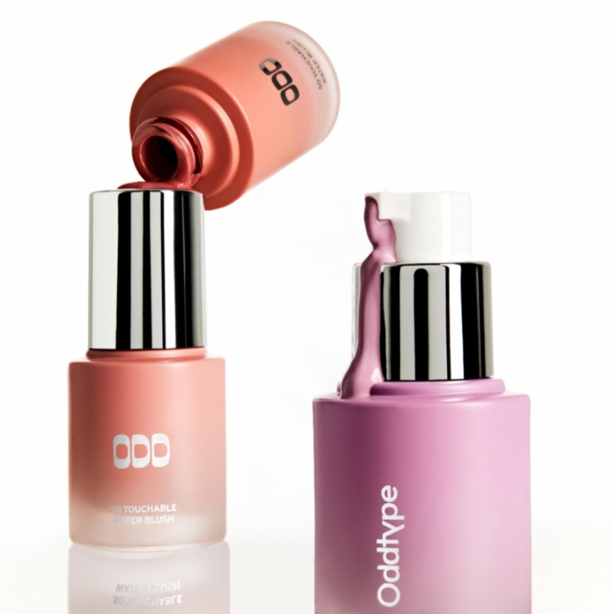 Oddtype ODDTYPE So Touchable Water Blush Buildable color, Seamless blending, Easy dispensing pump Glowy finish (CHILLAX, 3OZ)