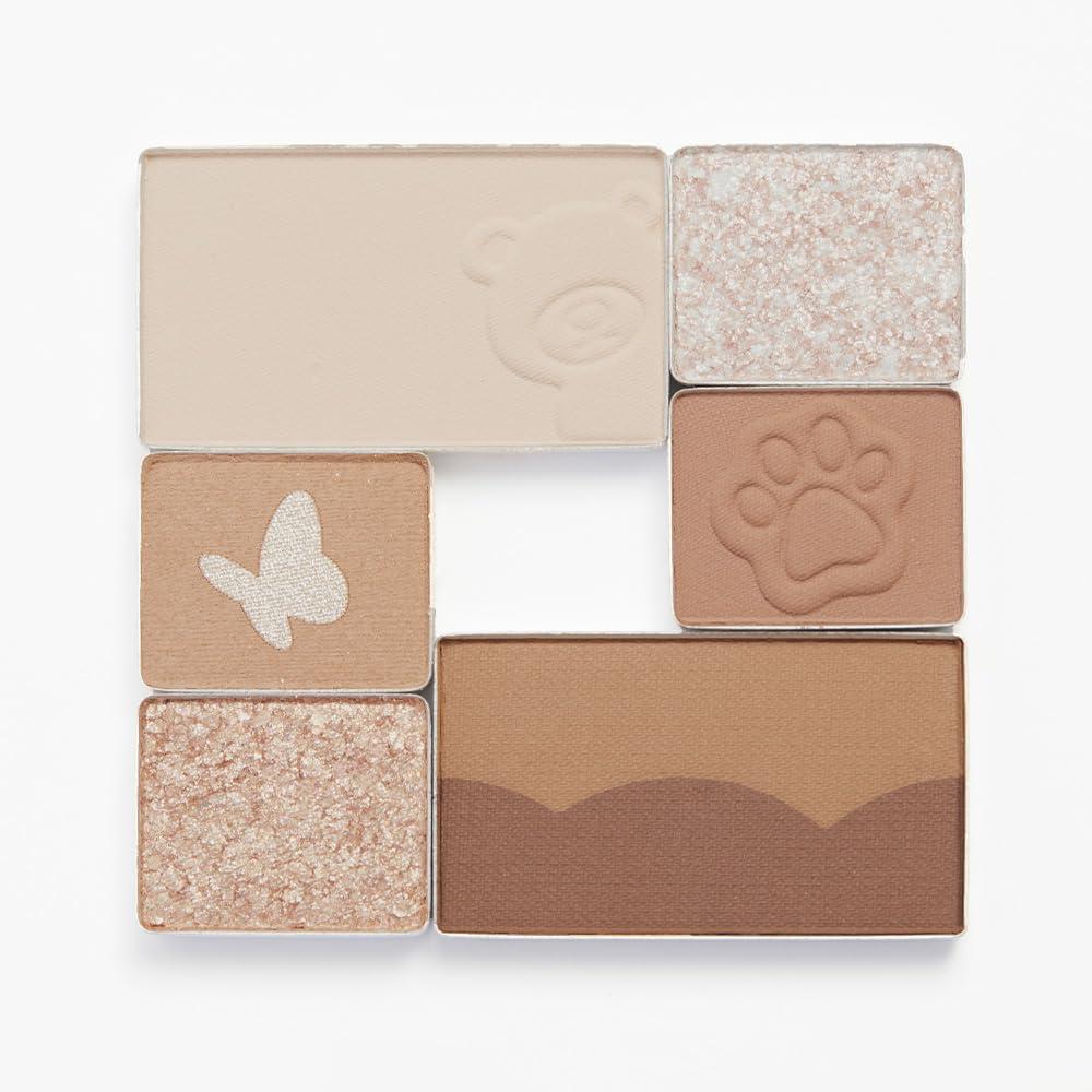 I\'M MEME I\'M MEME Wonder Soft Layer Palette - 7 Shades | Portable Size, Versatile, Blendable, Neutral Colors with Soft Texture, 01 My Teddy, 0.23 Oz