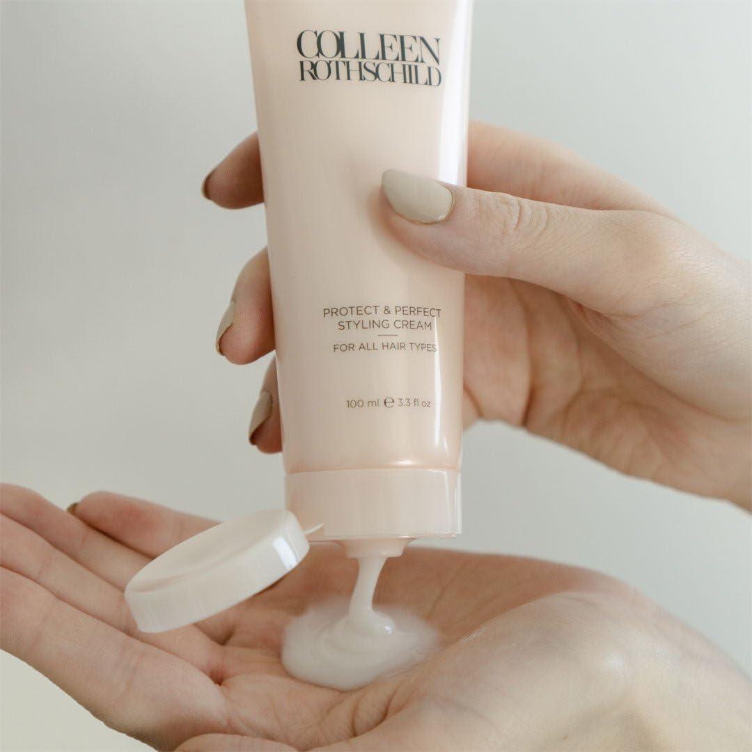 COLLEEN ROTHSCHILD COLLEEN ROTHSCHILD Protect & Perfect Styling Cream | Leave-in Treatment for Shine, Body & Movement | With Argan & Moringa Oil (3.3 fl oz)