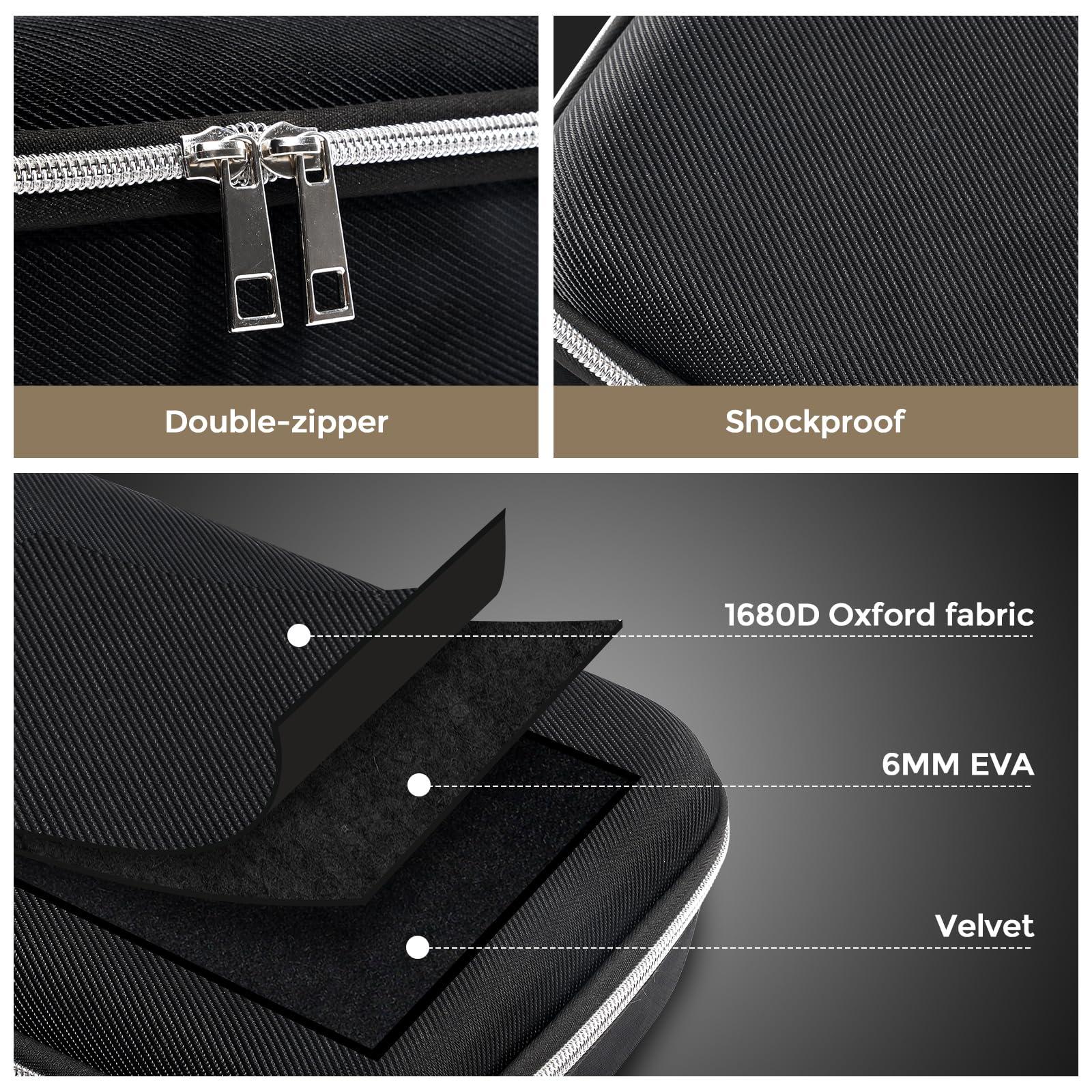 ProCase ProCase Hard Hair Clippers Case Bundle with Travel Case for Meridian Trimmer