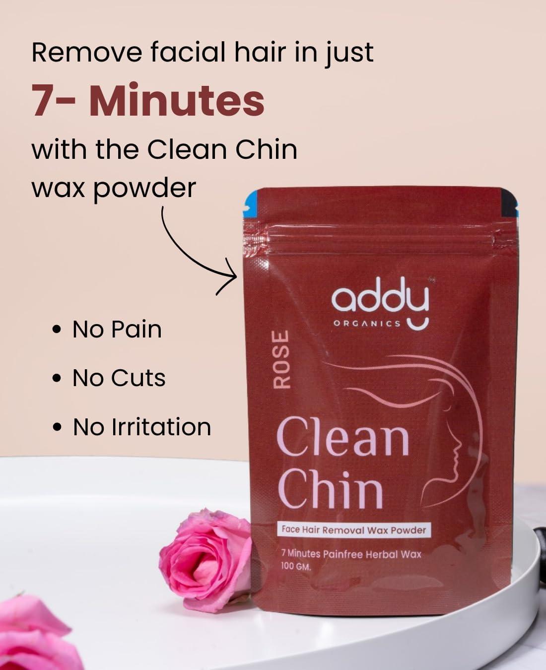 SHIVEEX STORE Herbal Face Wax Powder for Women (Rose) 7 minute Natural Painless Instant Hair Removal Cleans Dead Skin Cells D-Tan & Skin Unwanted Hair Organic Facial Wax Powder 100g, White