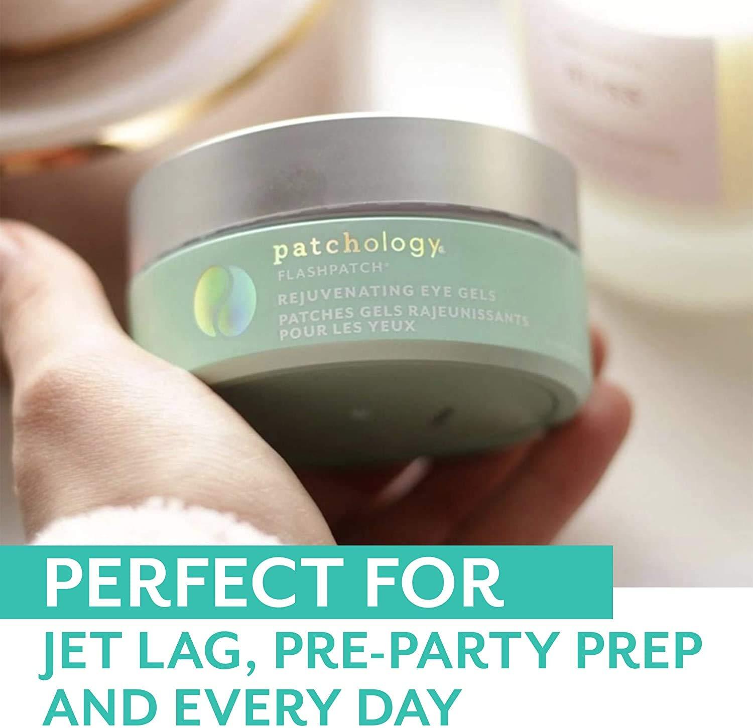 Patchology Patchology Rejuvenating Under Eye Gels - Hydrating Eye Mask w/Caffeine & Collagen - Under Eye Patches For Dark Circles - Puffy Eyes Care, minimize Puffiness & Wrinkles Reducer (15 Pairs)