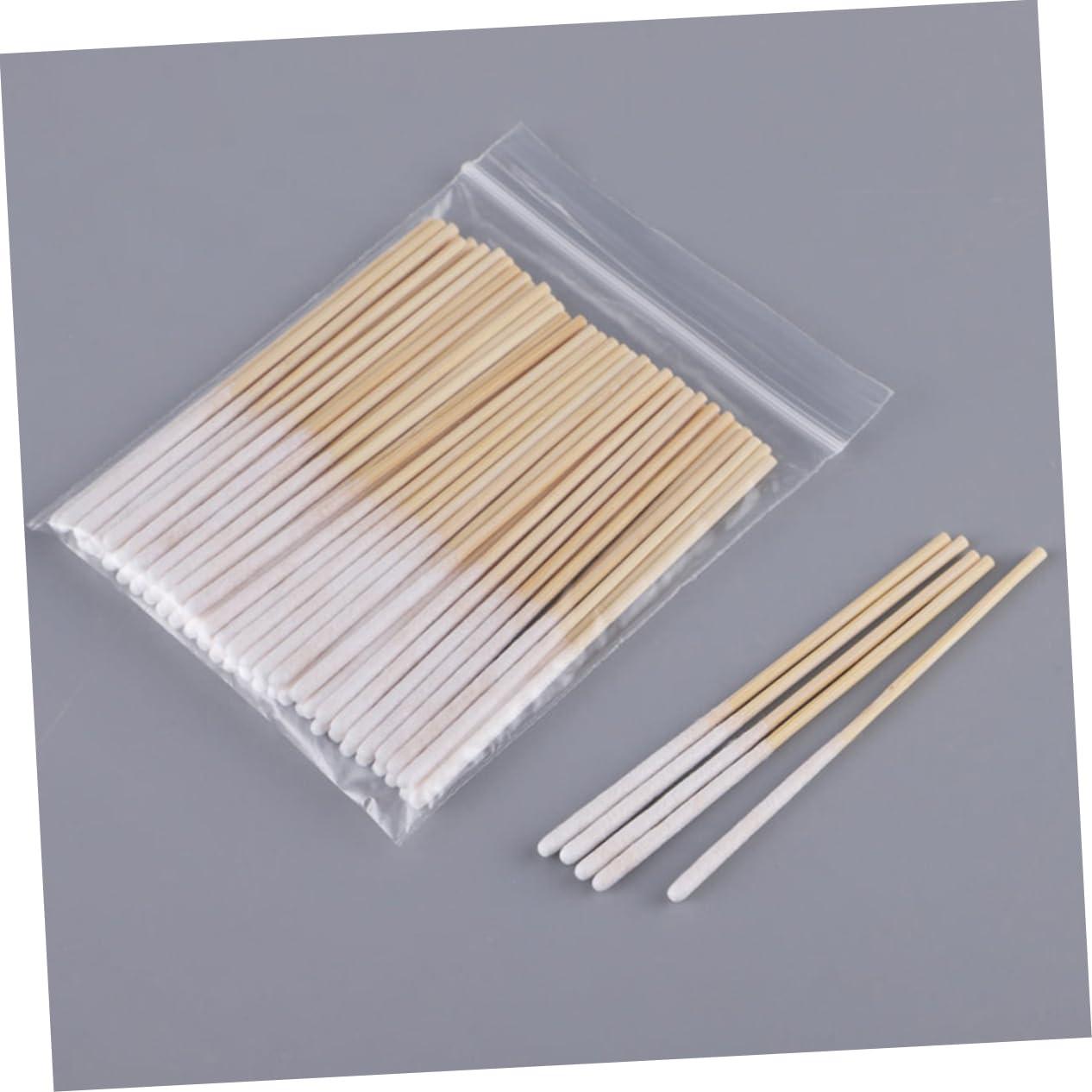 Didiseaon Didiseaon Long Cotton Swabs 60pcs cotton tipped applicator bamboo make up ear cotton swab repair fluid clean makeup accessories Accessories women makeup accessories disposable cotton sticks